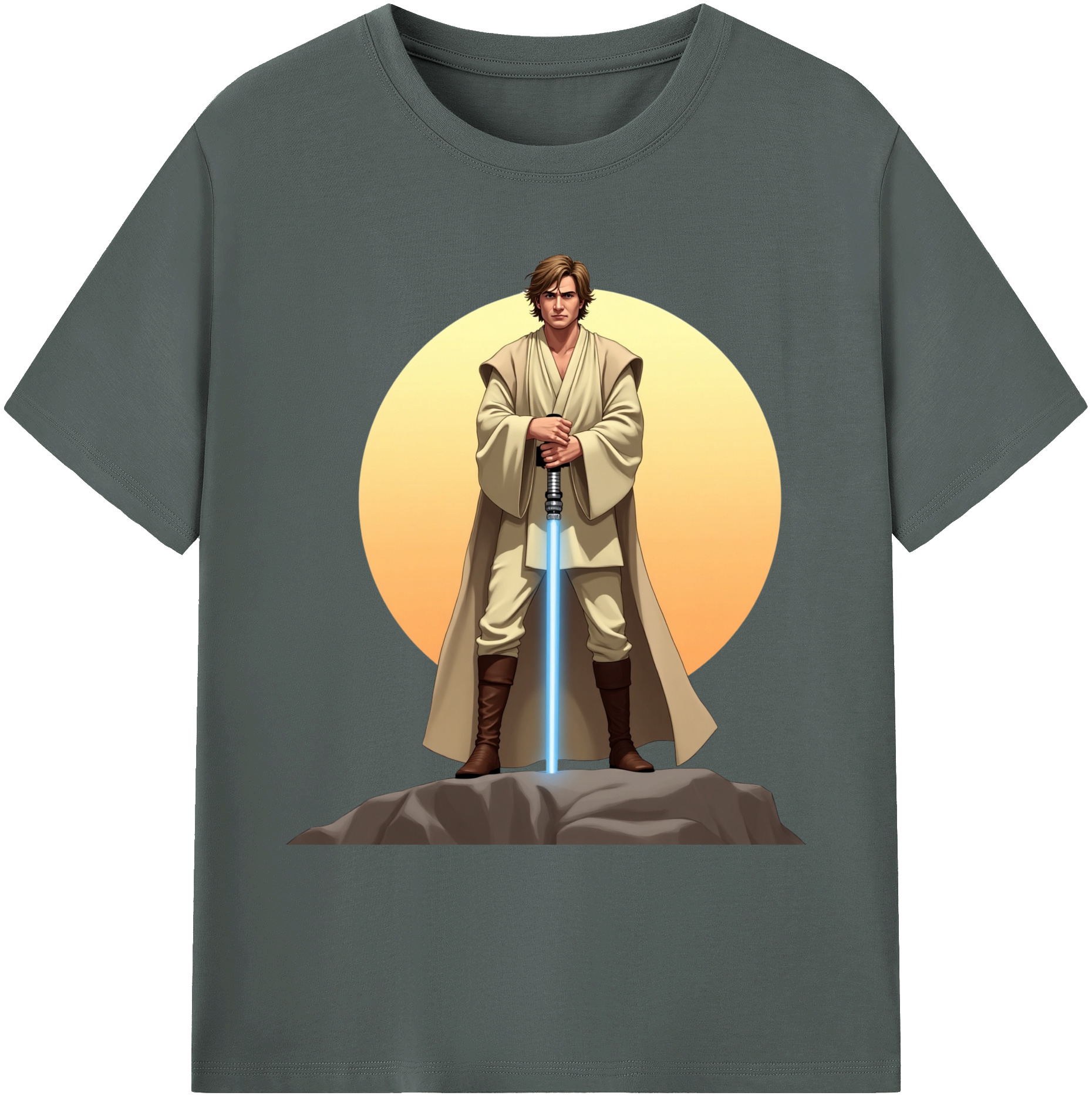 （画像用） スター・ウォーズ Star Wars 綿100％ メンズ半袖Tシャツ｜肌触りやわらか＆通気性